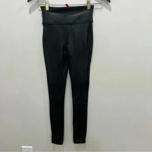 Spanx Faux Leather Leggings | Black xs - Picture 1 of 11